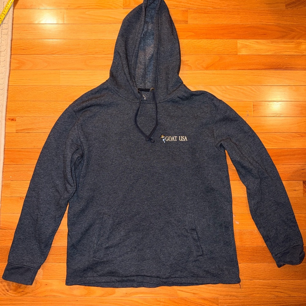 Goat USA Men’s Blue Sweatshirt Size L Made In USA #lax #comfy #chill #gym #bro